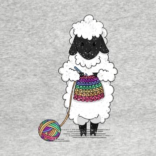 Crocheting Sheep T-Shirt